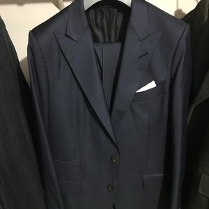 tom ford blue sharkskin suit